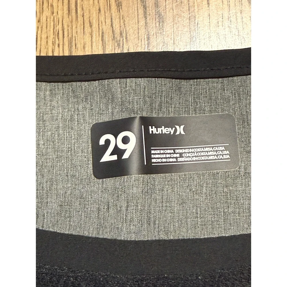 Hurley Board Shorts Mens 29 Black Adult John John Florence JJF Phantom Excellent